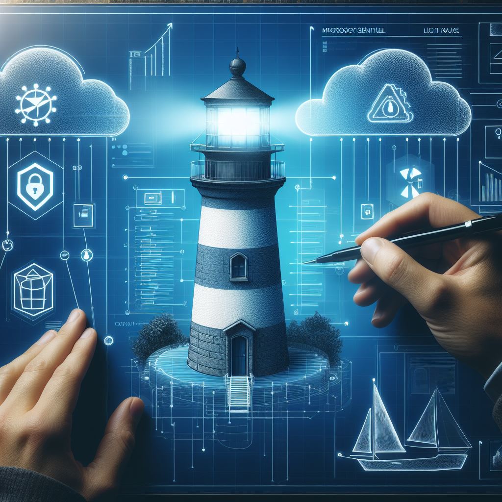 AzureTracks.com drawing up Azure Lighthouse plans for Deploying Microsoft Sentinel to multiple tenants and customers.